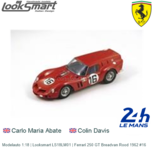 Modelauto 1:18 | Looksmart LS18LM01 | Ferrari 250 GT Breadvan Rood 1962 #16 Modelauto 1:18 | Looksmart LS18LM01 | Ferrari 250 GT Breadvan Rood 1962 #16