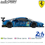 Modelauto 1:18 | Looksmart LS18LM018 | Ferrari 488 GTE EVO LMGTE-PRO Risi Competizione 2019 #89 Modelauto 1:18 | Looksmart LS18LM018 | Ferrari 488 GTE EVO LMGTE-PRO Risi Competizione 2019 #89