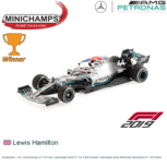 Modelauto 1:43 | Minichamps 417191044 | Mercedes AMG F1 W10 EQ Power+ Mercedes AMG Petronas Motorsport F1 2019 #44 Modelauto 1:43 | Minichamps 417191044 | Mercedes AMG F1 W10 EQ Power+ Mercedes AMG Petronas Motorsport F1 2019 #44