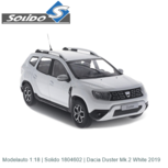 Modelauto 1:18 | Solido 1804602 | Dacia Duster Mk.2 White 2019 Modelauto 1:18 | Solido 1804602 | Dacia Duster Mk.2 White 2019