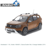 Modelauto 1:18 | Solido 1804601 | Dacia Duster Mk.2 Orange Metallic 2019 Modelauto 1:18 | Solido 1804601 | Dacia Duster Mk.2 Orange Metallic 2019