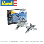 Bouwpakket 1:72 | Revell 05677 | Top Gun Airplane Set United States 1980 Bouwpakket 1:72 | Revell 05677 | Top Gun Airplane Set United States 1980