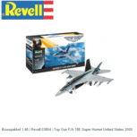 Bouwpakket 1:48 | Revell 03864 | Top Gun F/A-18E Super Hornet United States 2000 Bouwpakket 1:48 | Revell 03864 | Top Gun F/A-18E Super Hornet United States 2000