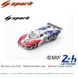 Modelauto 1:43 | Spark S4768 | Spice SE 88C Spice Engineering 1988 #107 France / Le Mans / 24 Hours Modelauto 1:43 | Spark S4768 | Spice SE 88C Spice Engineering 1988 #107 France / Le Mans / 24 Hours