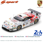 Modelauto 1:43 | Spark S5607 | Porsche 911 GT1 Kremer Racing 1997 #30 France / Le Mans / 24 Hours Modelauto 1:43 | Spark S5607 | Porsche 911 GT1 Kremer Racing 1997 #30 France / Le Mans / 24 Hours