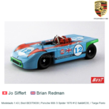 Modelauto 1:43 | Best BEST9039 | Porsche 908 /3 Spider 1970 #12 Italië / Targa Florio Modelauto 1:43 | Best BEST9039 | Porsche 908 /3 Spider 1970 #12 Italië / Targa Florio