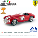 Modelauto 1:43 | Artmodel ART011 | Ferrari 166 MM Spider Lord Selsdon 1949 #22 France / Le Mans / 24 Hours Modelauto 1:43 | Artmodel ART011 | Ferrari 166 MM Spider Lord Selsdon 1949 #22 France / Le Mans / 24 Hours