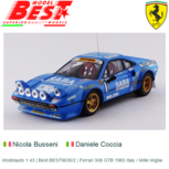 Modelauto 1:43 | Best BEST9630/2 | Ferrari 308 GTB 1983 Italy / Mille Miglia Modelauto 1:43 | Best BEST9630/2 | Ferrari 308 GTB 1983 Italy / Mille Miglia