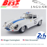 Modelauto 1:43 | Best BEST9151/2 | Jaguar E-type Spyder Lightweight Briggs Cunningham 1963 #15 France / Le Mans / 24 Hours Modelauto 1:43 | Best BEST9151/2 | Jaguar E-type Spyder Lightweight Briggs Cunningham 1963 #15 France / Le Mans / 24 Hours
