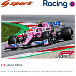 Modelauto 1:43 | Spark S6475 | Racing Point RP20 BWT Racing Point F1 Team 2020 #18 Austria / Red Bull Ring / Styrian Grand Prix Modelauto 1:43 | Spark S6475 | Racing Point RP20 BWT Racing Point F1 Team 2020 #18 Austria / Red Bull Ring / Styrian Grand Prix