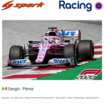 Modelauto 1:43 | Spark S6474 | Racing Point RP20 BWT Racing Point F1 Team 2020 #11 Austria / Red Bull Ring / Styrian Grand Prix Modelauto 1:43 | Spark S6474 | Racing Point RP20 BWT Racing Point F1 Team 2020 #11 Austria / Red Bull Ring / Styrian Grand Prix