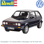 Bouwpakket 1:24 | Revell 05694 | Volkswagen Golf Gti Pirelli 1983 Bouwpakket 1:24 | Revell 05694 | Volkswagen Golf Gti Pirelli 1983