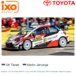 Modelauto 1:43 | IXO-Models RAM734 | Toyota Yaris WRC Toyota Gazoo WRT 2019 #8 Spain / Rallye de Catalunya Modelauto 1:43 | IXO-Models RAM734 | Toyota Yaris WRC Toyota Gazoo WRT 2019 #8 Spain / Rallye de Catalunya