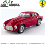Modelauto 1:43 | Artmodel ART416 | Ferrari 195 S Touring Berlinetta Red 1950 Modelauto 1:43 | Artmodel ART416 | Ferrari 195 S Touring Berlinetta Red 1950