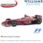 Modelauto 1:43 | Minichamps 511984302 | Williams FW20 Meachrome Williams 1998 #2 Modelauto 1:43 | Minichamps 511984302 | Williams FW20 Meachrome Williams 1998 #2