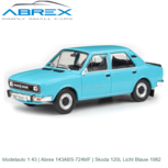 Modelauto 1:43 | Abrex 143ABS-724MF | Skoda 120L Licht Blauw 1982 Modelauto 1:43 | Abrex 143ABS-724MF | Skoda 120L Licht Blauw 1982