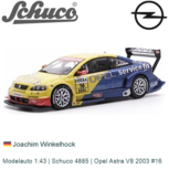 Modelauto 1:43 | Schuco 4885 | Opel Astra V8 2003 #16 Modelauto 1:43 | Schuco 4885 | Opel Astra V8 2003 #16