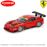 Modelauto 1:18 | Kyosho 8392B | Ferrari 575 GTC Rood 2005 Modelauto 1:18 | Kyosho 8392B | Ferrari 575 GTC Rood 2005