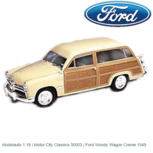 Modelauto 1:18 | Motor City Classics 30003 | Ford Woody Wagon Creme 1949 Modelauto 1:18 | Motor City Classics 30003 | Ford Woody Wagon Creme 1949