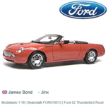 Modelauto 1:18 | Beanstalk FOR010013 | Ford 02 Thunderbird Rood Modelauto 1:18 | Beanstalk FOR010013 | Ford 02 Thunderbird Rood