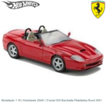 Modelauto 1:18 | Hotwheels 29441 | Ferrari 550 Barchetta Pininfarina Rood 2001 Modelauto 1:18 | Hotwheels 29441 | Ferrari 550 Barchetta Pininfarina Rood 2001