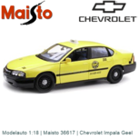 Modelauto 1:18 | Maisto 36617 | Chevrolet Impala Geel Modelauto 1:18 | Maisto 36617 | Chevrolet Impala Geel