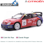 Modelauto 1:18 | Solido 9021-04 | Citroën Xsara Citroen 2003 #17 Monaco / Monte Carlo Modelauto 1:18 | Solido 9021-04 | Citroën Xsara Citroen 2003 #17 Monaco / Monte Carlo