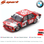 Modelauto 1:43 | Spark SB330 | BMW 530i J.M.S. Racing Team 1980 #39 Belgium / Spa-Francorchamps / 24 Hours Modelauto 1:43 | Spark SB330 | BMW 530i J.M.S. Racing Team 1980 #39 Belgium / Spa-Francorchamps / 24 Hours