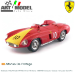 Modelauto 1:43 | Artmodel ART409 | Ferrari 750 Monza 1955 #496 Venezuele / Caracas / Venuzuela Grand Prix Modelauto 1:43 | Artmodel ART409 | Ferrari 750 Monza 1955 #496 Venezuele / Caracas / Venuzuela Grand Prix