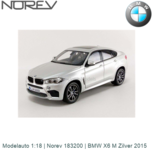 Modelauto 1:18 | Norev 183200 | BMW X6 M Zilver 2015 Modelauto 1:18 | Norev 183200 | BMW X6 M Zilver 2015