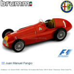 Modelauto 1:43 | Brumm R036C | Alfa Romeo 158 Scuderia Alfa Romeo 1950 #1 Britain / Silverstone / British Grand Prix Modelauto 1:43 | Brumm R036C | Alfa Romeo 158 Scuderia Alfa Romeo 1950 #1 Britain / Silverstone / British Grand Prix