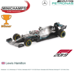 Modelauto 1:43 | Minichamps 417190344 | Mercedes AMG F1 W10 EQ Power+ Mercedes AMG Petronas Motorsport F1 2019 #44 China Modelauto 1:43 | Minichamps 417190344 | Mercedes AMG F1 W10 EQ Power+ Mercedes AMG Petronas Motorsport F1 2019 #44 China