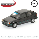 Modelauto 1:43 | Minichamps 400045901 | Opel Kadett E Zwart 1989 Modelauto 1:43 | Minichamps 400045901 | Opel Kadett E Zwart 1989