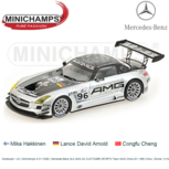 Modelauto 1:43 | Minichamps 410113296 | Mercedes Benz SLS AMG G3 CUSTOMER SPORTS Team AMG China 2011 #96 China / Zhuhai / 6 Hours Modelauto 1:43 | Minichamps 410113296 | Mercedes Benz SLS AMG G3 CUSTOMER SPORTS Team AMG China 2011 #96 China / Zhuhai / 6 Hours