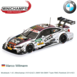 Modelauto 1:43 | Minichamps 410142423 | BMW M4 BMW Team RMG Reinhold 2014 #23 Modelauto 1:43 | Minichamps 410142423 | BMW M4 BMW Team RMG Reinhold 2014 #23