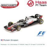 Modelauto 1:43 | Minichamps 417180008 | Haas VF-18 Haas F1 2018 #8 TBA Modelauto 1:43 | Minichamps 417180008 | Haas VF-18 Haas F1 2018 #8 TBA