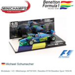 Modelauto 1:43 | Minichamps 447941605 | Benetton B194 Benetton Sport 1994 #5 Modelauto 1:43 | Minichamps 447941605 | Benetton B194 Benetton Sport 1994 #5