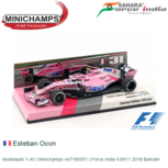 Modelauto 1:43 | Minichamps 447180031 | Force India VJM11 2018 Bahrain Modelauto 1:43 | Minichamps 447180031 | Force India VJM11 2018 Bahrain