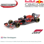 Modelauto 1:43 | Minichamps 410199933 | Red Bull RB15 Honda Aston Martin Red Bull Racing 2019 #33 Modelauto 1:43 | Minichamps 410199933 | Red Bull RB15 Honda Aston Martin Red Bull Racing 2019 #33
