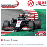 Modelauto 1:43 | Minichamps 417200108 | Haas VF-20 Haas F1 2020 #8 Austria / Red Bull Ring / Austrian Grand Pri Modelauto 1:43 | Minichamps 417200108 | Haas VF-20 Haas F1 2020 #8 Austria / Red Bull Ring / Austrian Grand Pri