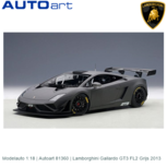 Modelauto 1:18 | Autoart 81360 | Lamborghini Gallardo GT3 FL2 Grijs 2013 Modelauto 1:18 | Autoart 81360 | Lamborghini Gallardo GT3 FL2 Grijs 2013