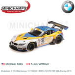 Modelauto 1:18 | Minichamps 151162346 | BMW Z4 GT3 E89 Mills Racing 2016 Modelauto 1:18 | Minichamps 151162346 | BMW Z4 GT3 E89 Mills Racing 2016