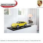 Modelauto 1:8 | Minichamps 800653000 | Porsche 911 Carrera 2.7 Touring Gelb Geel 1972 Modelauto 1:8 | Minichamps 800653000 | Porsche 911 Carrera 2.7 Touring Gelb Geel 1972