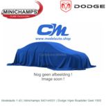 Modelauto 1:43 | Minichamps 940144031 | Dodge Viper Roadster Geel 1993 Modelauto 1:43 | Minichamps 940144031 | Dodge Viper Roadster Geel 1993