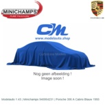 Modelauto 1:43 | Minichamps 940064231 | Porsche 356 A Cabrio Blauw 1993 Modelauto 1:43 | Minichamps 940064231 | Porsche 356 A Cabrio Blauw 1993