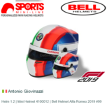 Helm 1:2 | Mini Helmet 4100012 | Bell Helmet Alfa Romeo 2019 #99 Helm 1:2 | Mini Helmet 4100012 | Bell Helmet Alfa Romeo 2019 #99