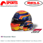 Helm 1:2 | Mini Helmet 4100014 | Bell Helmet Toro Rosso 2019 Helm 1:2 | Mini Helmet 4100014 | Bell Helmet Toro Rosso 2019