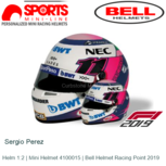 Helm 1:2 | Mini Helmet 4100015 | Bell Helmet Racing Point 2019 Helm 1:2 | Mini Helmet 4100015 | Bell Helmet Racing Point 2019