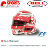 Helm 1:2 | Mini Helmet 4148655 | Bell Helmet Haas F1 2018 Helm 1:2 | Mini Helmet 4148655 | Bell Helmet Haas F1 2018