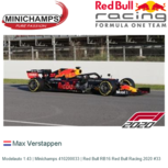 Modelauto 1:43 | Minichamps 410200033 | Red Bull RB16 Red Bull Racing 2020 #33 Modelauto 1:43 | Minichamps 410200033 | Red Bull RB16 Red Bull Racing 2020 #33